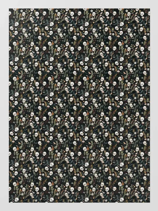 Skull Wrapping Paper