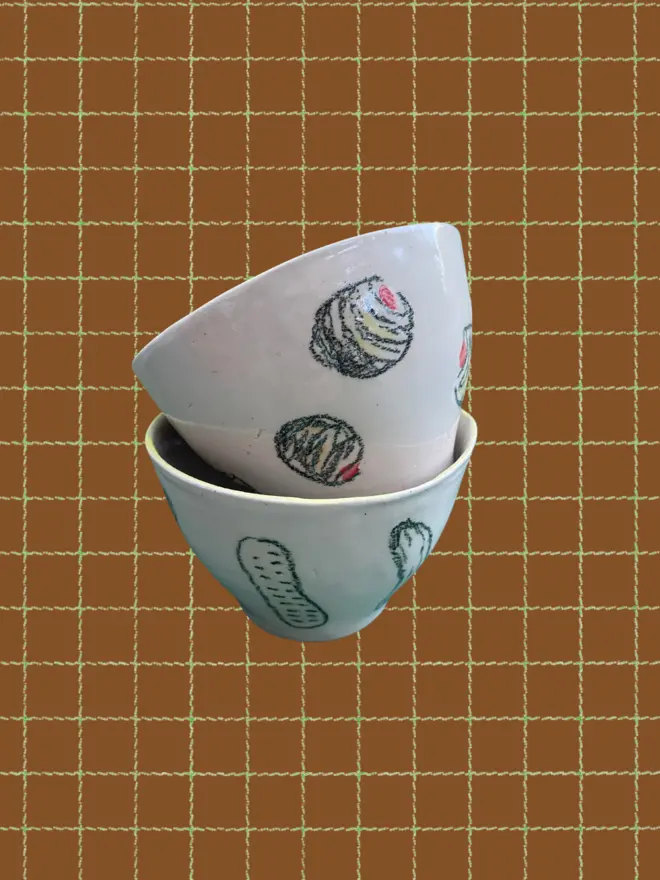 Mara Wanda pickles and olives bowls