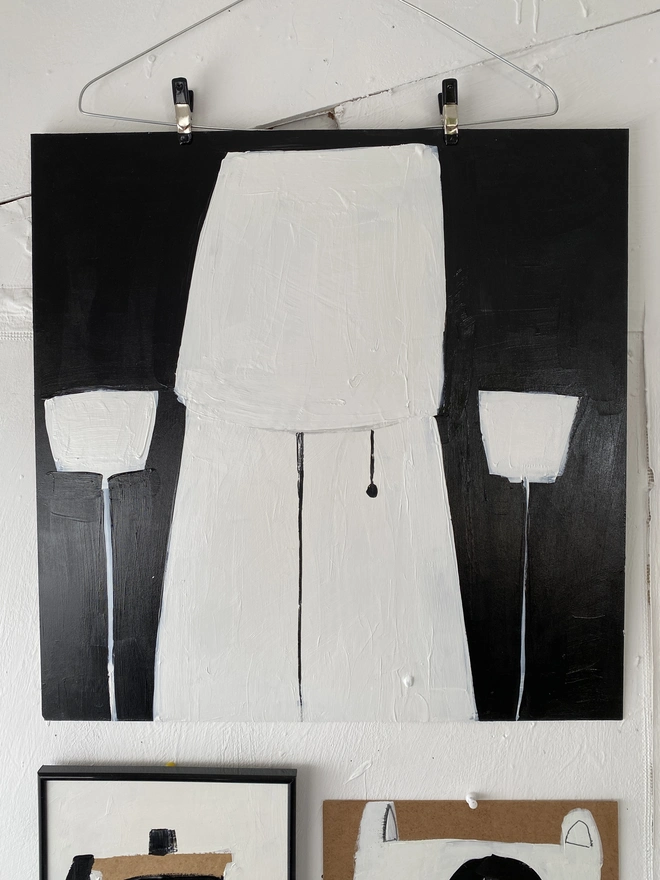'Date Night'. Original Painting on Board by Samantha Barnes