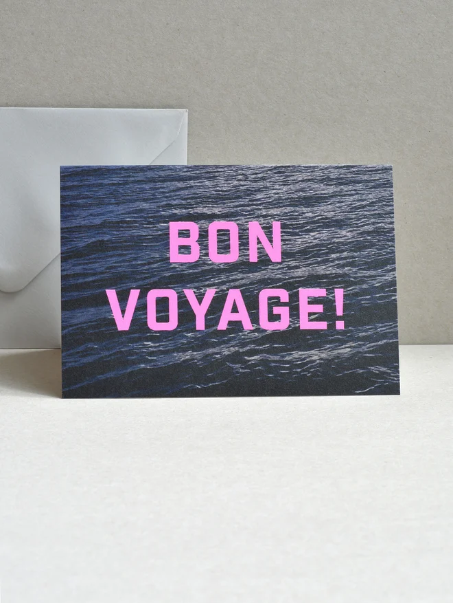 Bon Voyage card