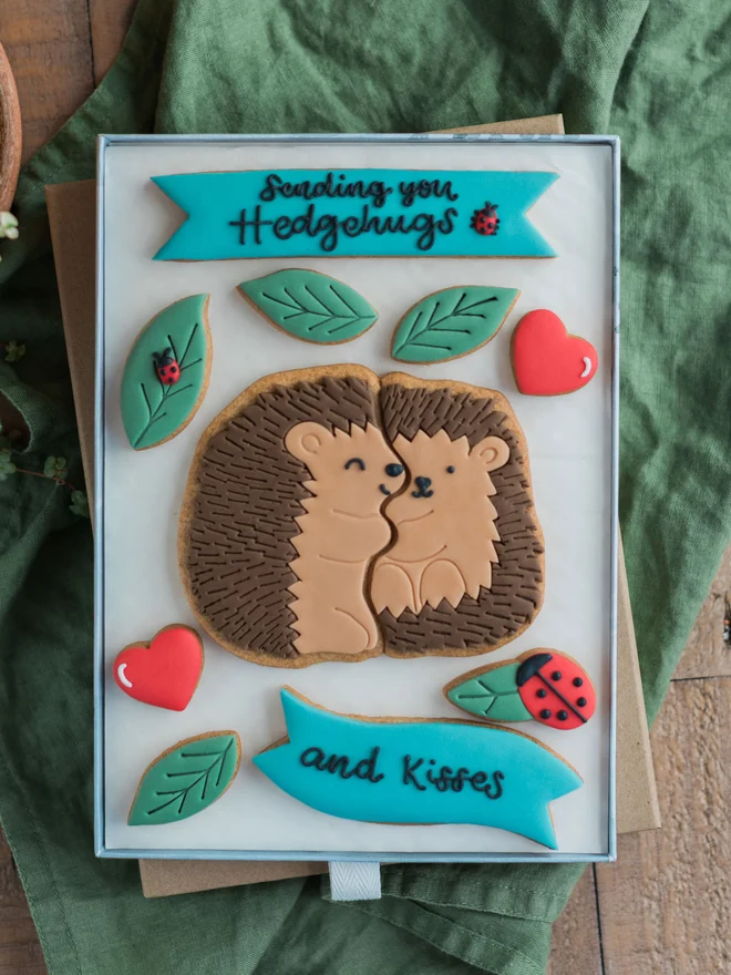 Hedgehugs Biscuit Gift