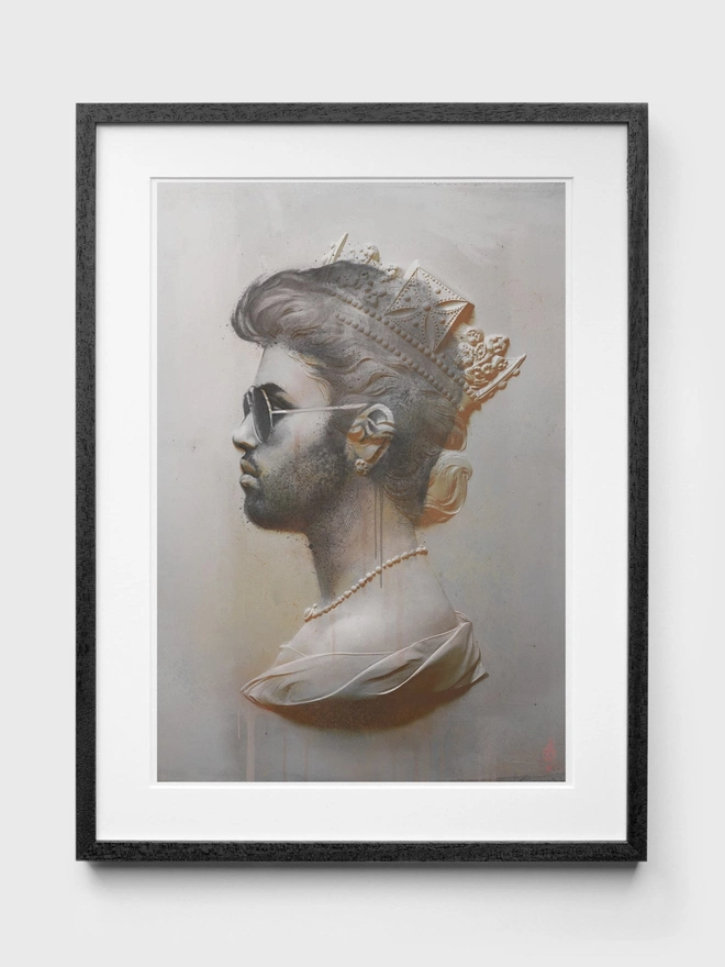 George Michael Graphite - Black Frame