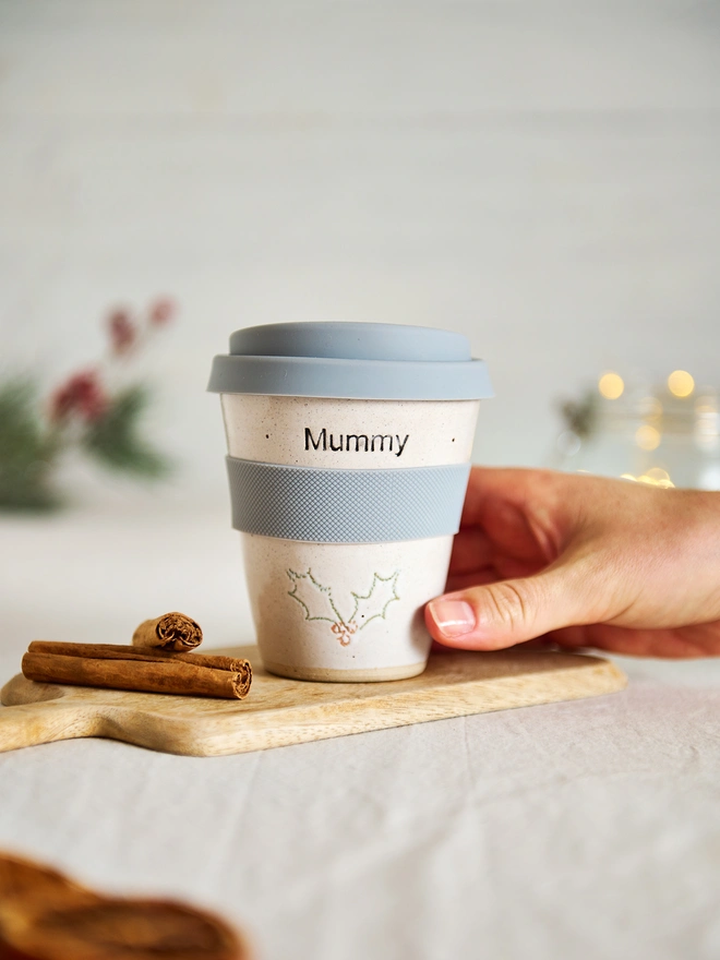 mummy christmas travel mug
