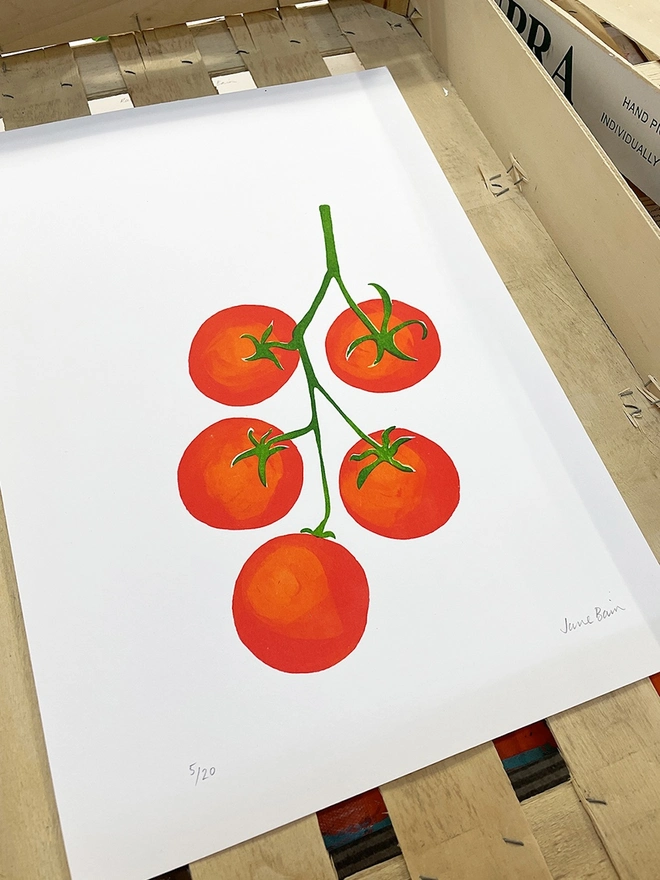 Tomatoes Screenprint