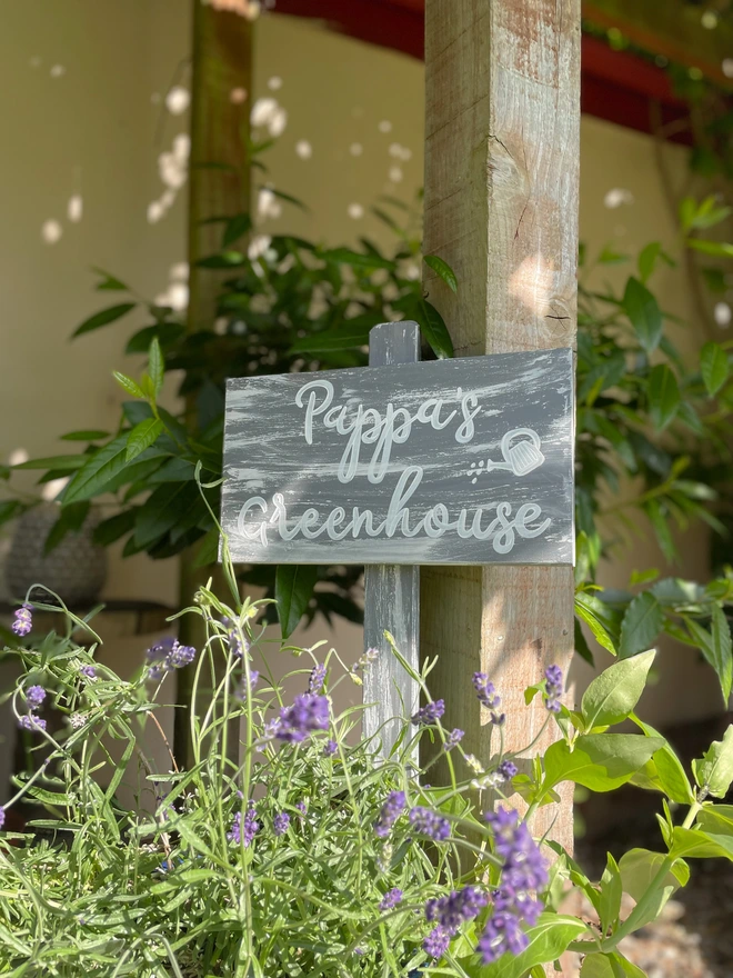 personalised garden sign