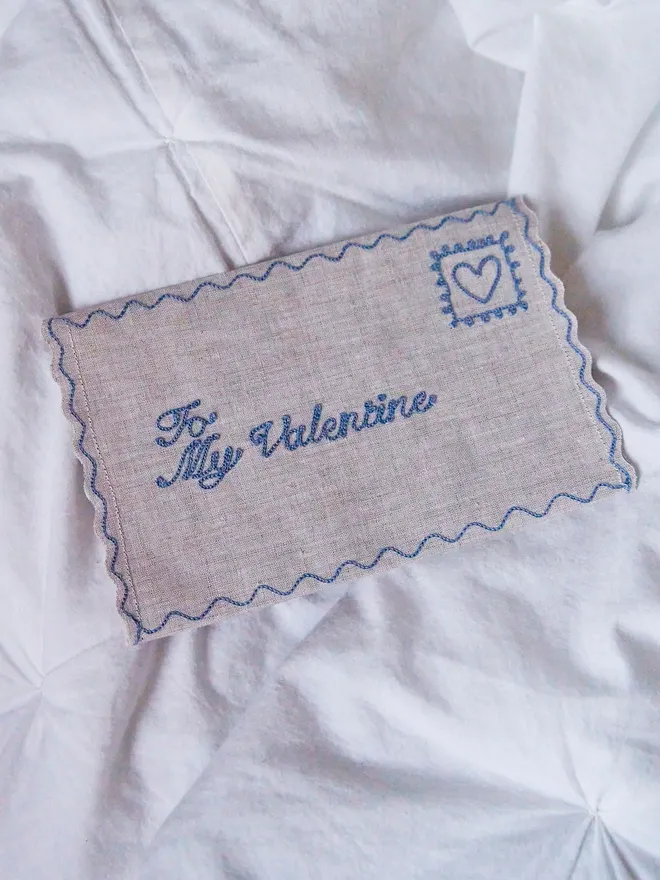 Personalised embroidered letter 