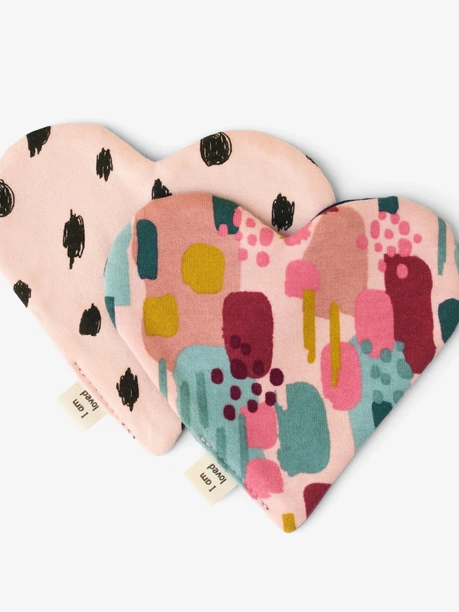 Organic Cotton Bonding Hearts 