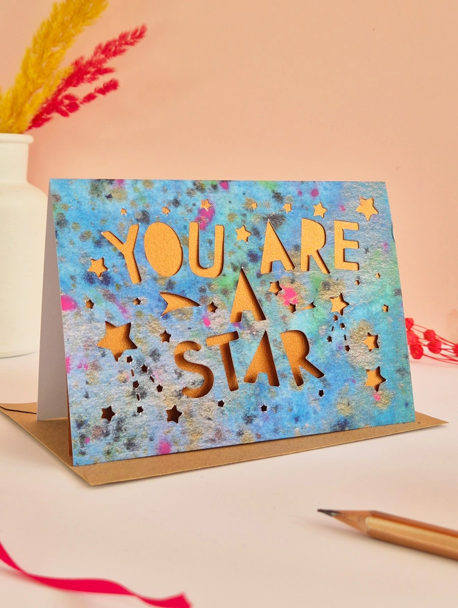 You are a Star congratulations card 