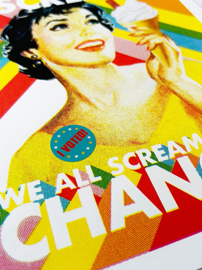 Ice Cream Screenprint 