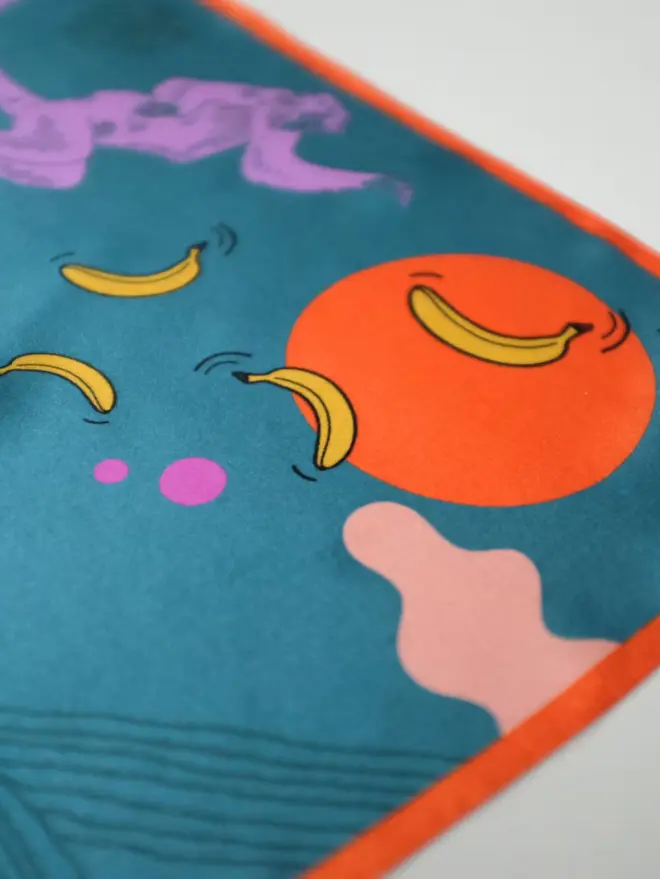 'Midnight Jungle' Silk Scarf