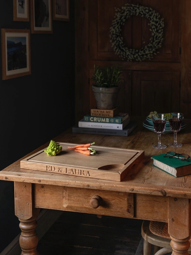 Carving Board as a Wedding Present