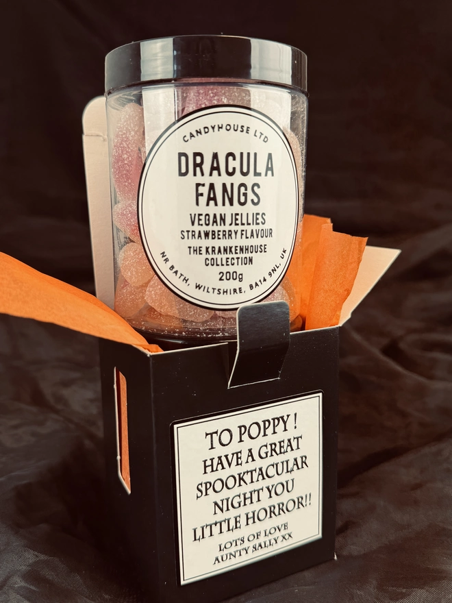 Dracula Fangs Halloween Candyhouse Gift Wrapped