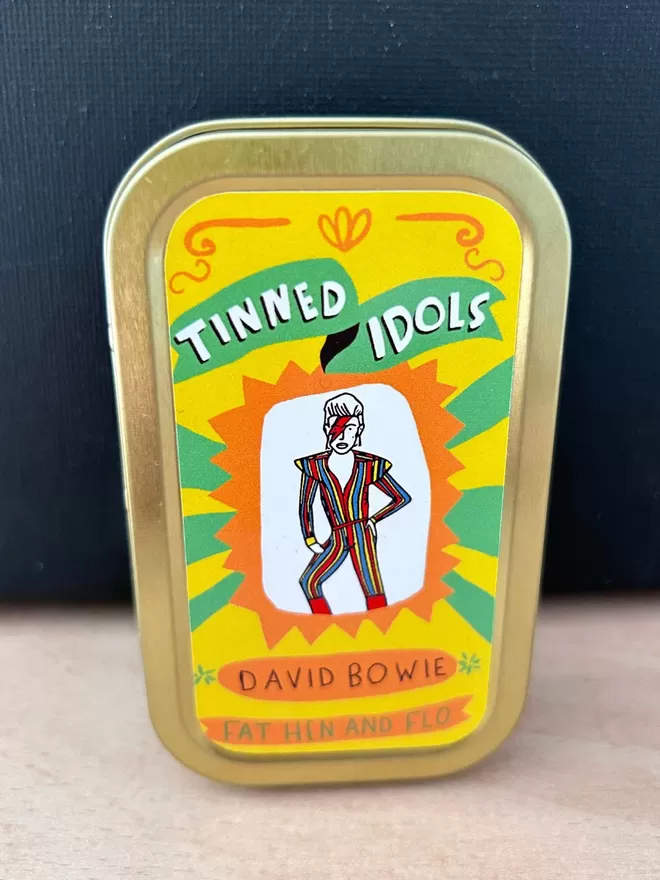 Tinned Idol - Mini Keepsake Doll - David Bowie