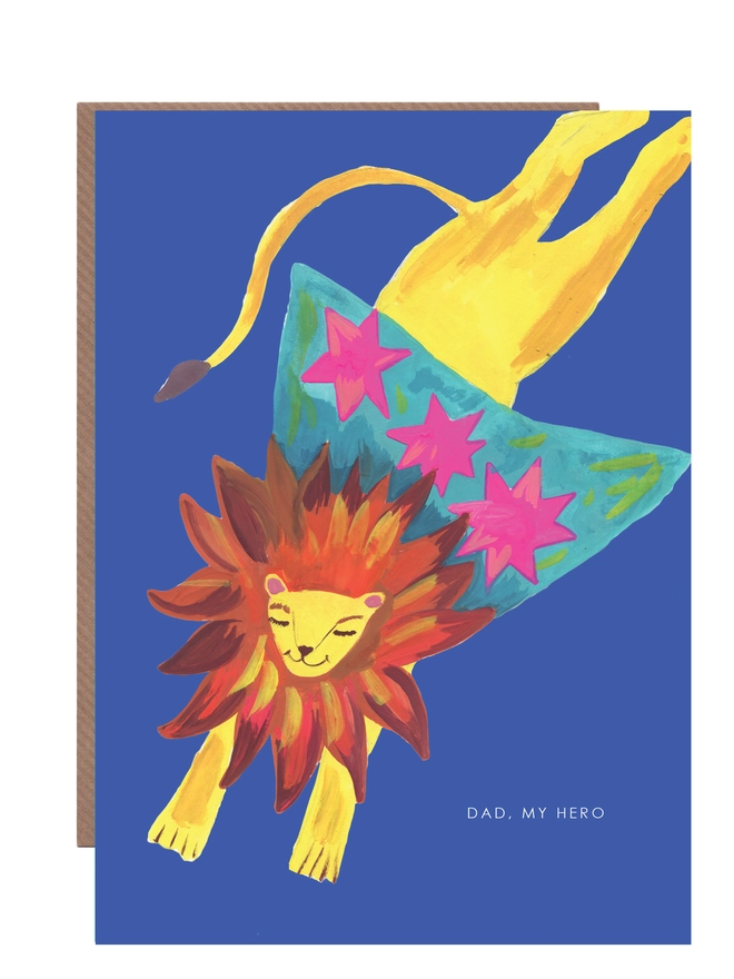 dad hero fathers day card