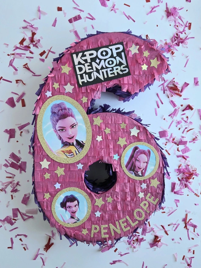 K pop demon hunters pinata
