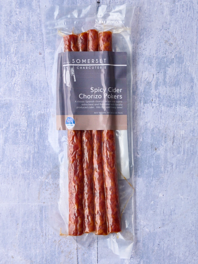 Spicy Chorizo and Cider Pokers