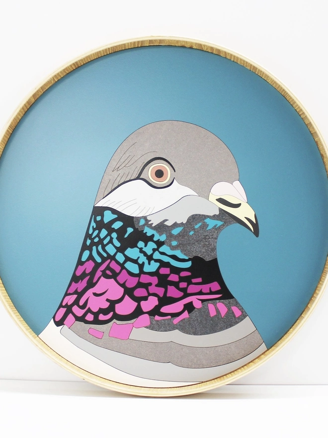 Handmade Pigeon Serving Tray