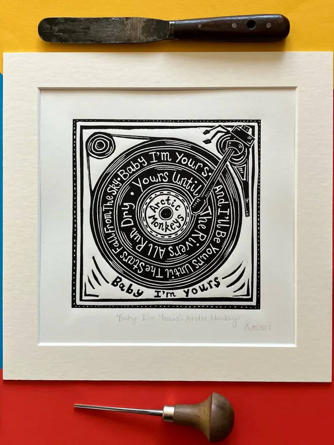 arctic monkeys baby im yours print