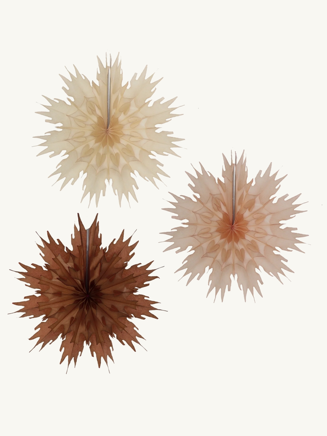 Snowflake paper Christmas decoration