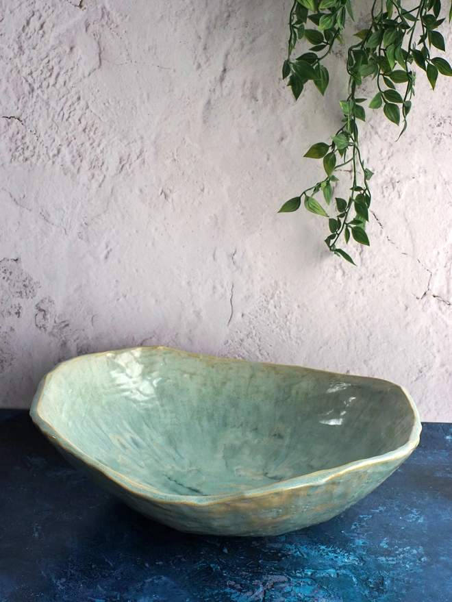 serving bowl, large serving bowl, centrepiece bowl, fruit bowl,  Jenny Hopps Pottery