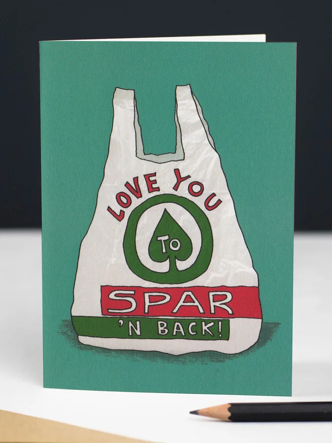 Love You to Spar and Back Greeting Card 