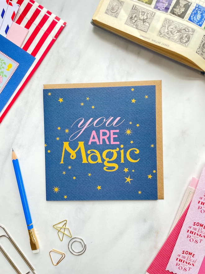 magical birthday card for kids
