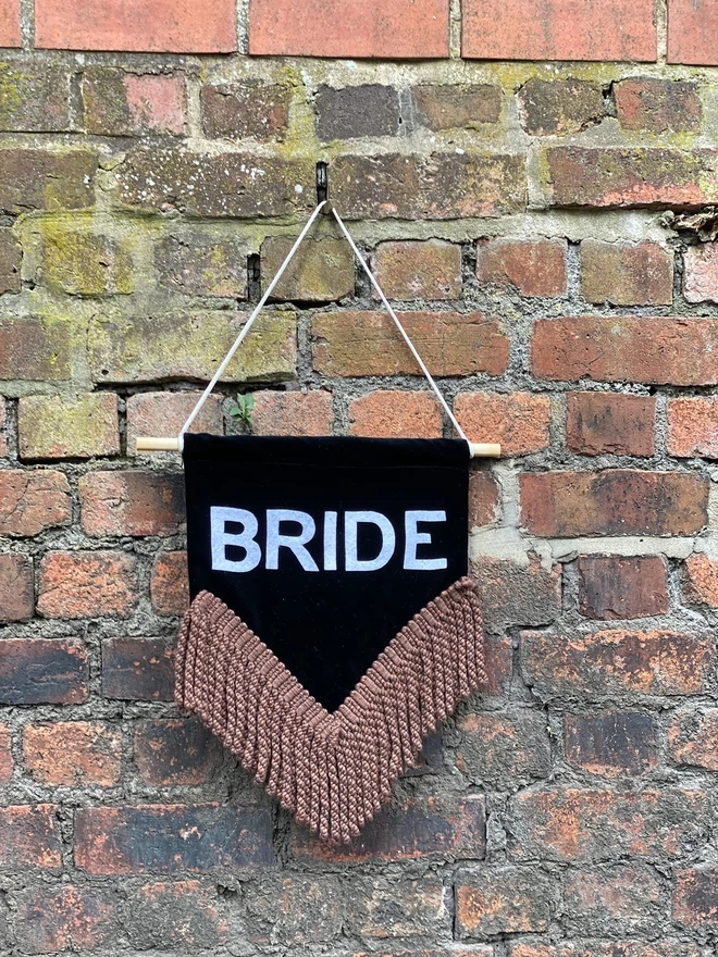 hen party bride wall hanging customisable