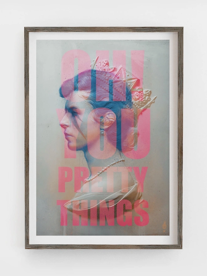 'Oh! You Pretty Things' David Bowie Art Print