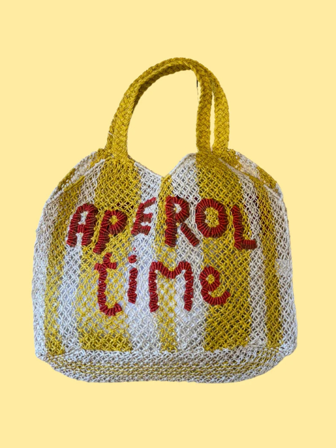 Aperol time jute bag