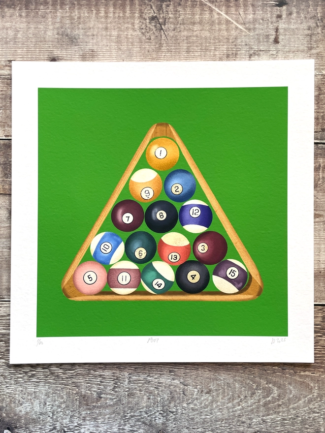 Pool-Limited Edition Giclee Print