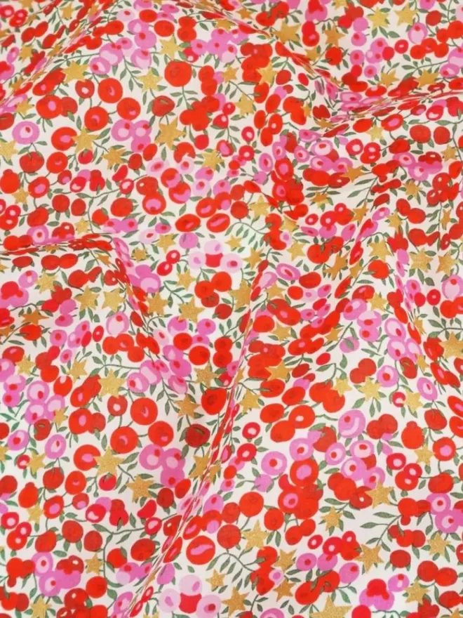 Fabric used on the stocking