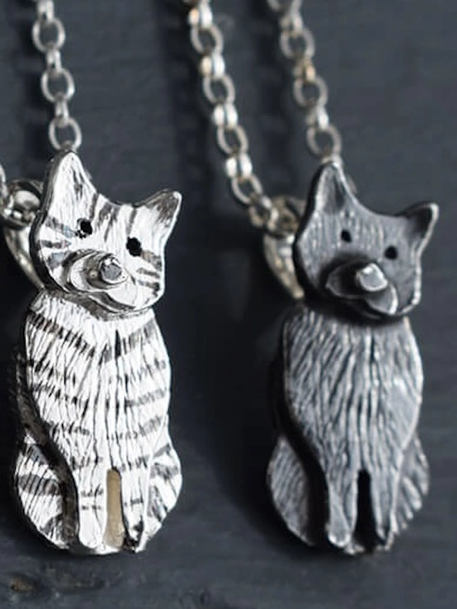 Tabby Cat Necklace