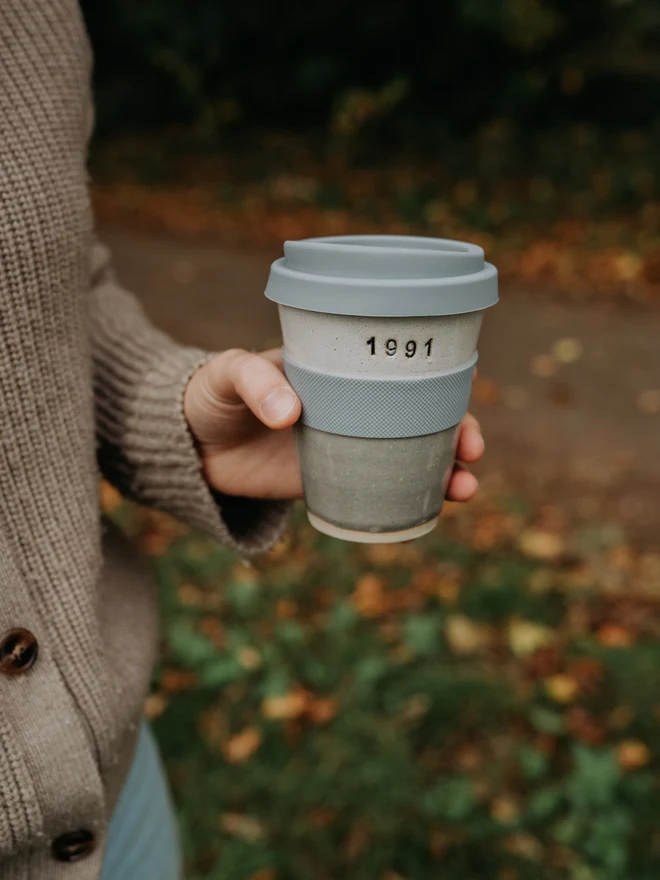 date of birth ceramic travel mugs