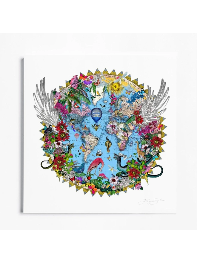 Here Be Dragons fine art print