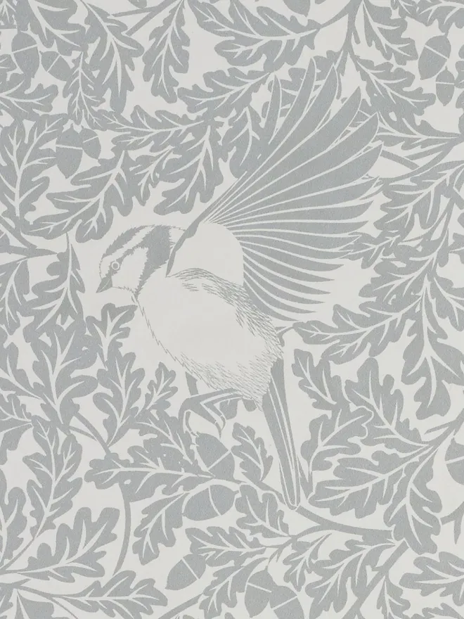 Dove Grey Forest Wallpaper