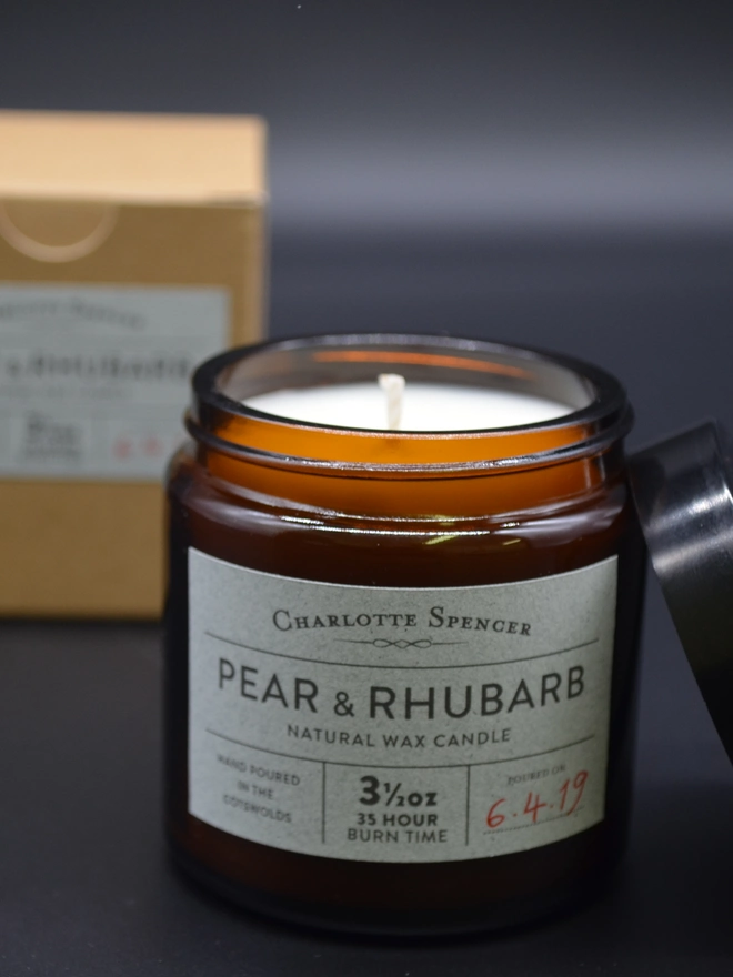 Pear & Rhubarb Candle