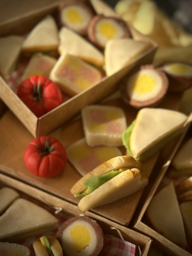 marzipan picnic gift box