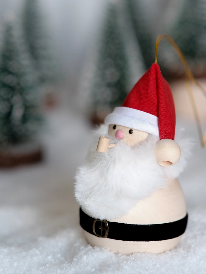 Secret Santa Wooden Hanging Decoration