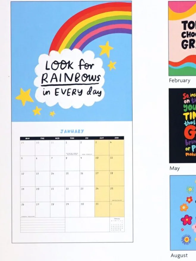 2026 Square Adventure Wall Calendar