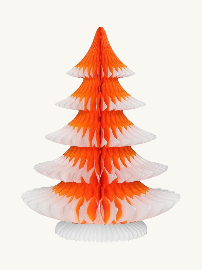 Crepe paper Christmas tree decoration