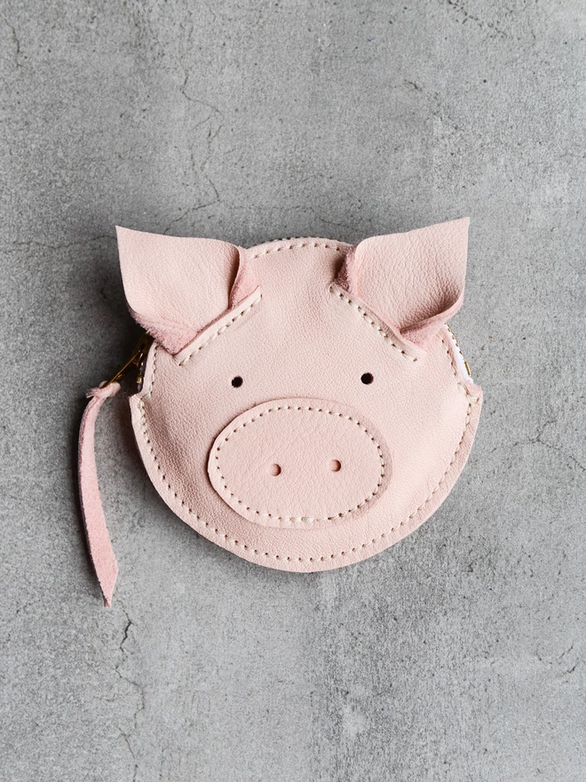 Pig Leather Coin Purse
