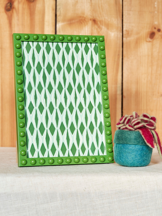 Green 'George' Bobbin Photo Frame