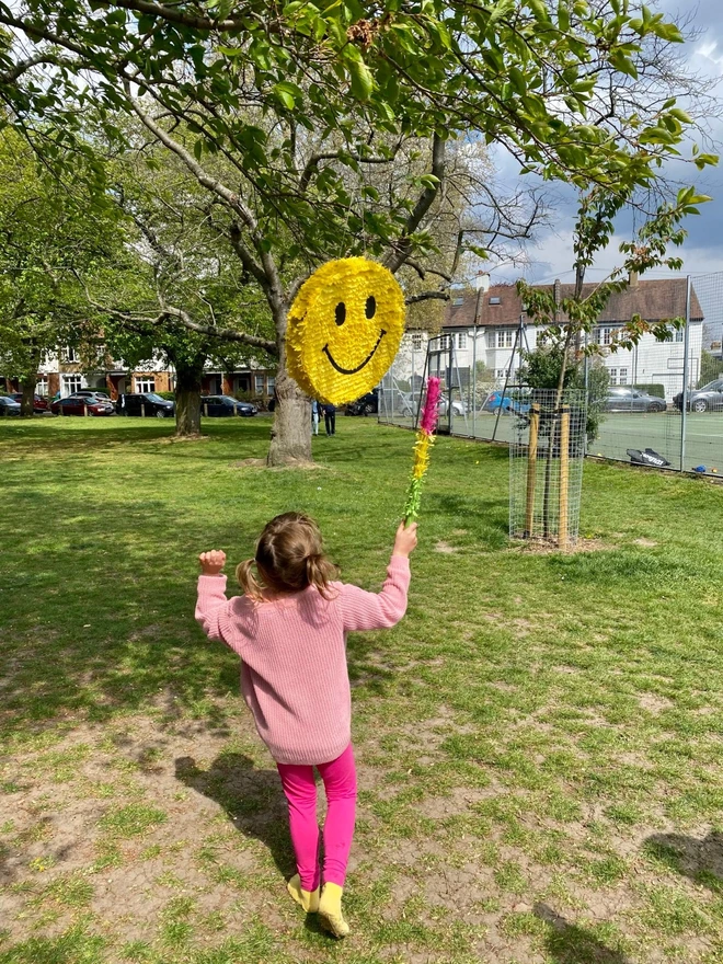 Smiley face pinata