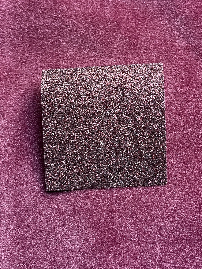 Burgundy glitter on burgundy