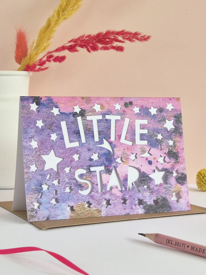 little-star-new-baby-card