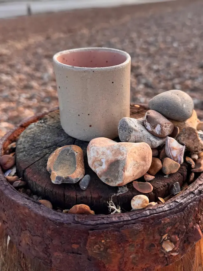 Coastal Style Ceramic Handmade Cup