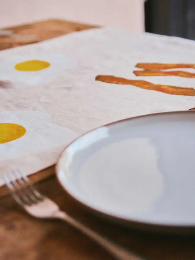 Eggs n Bacon Table Runner