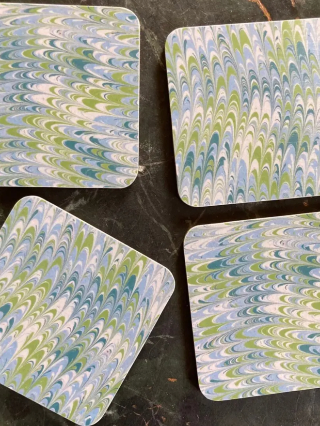 Square Coasters. Coasters in Vittle.
