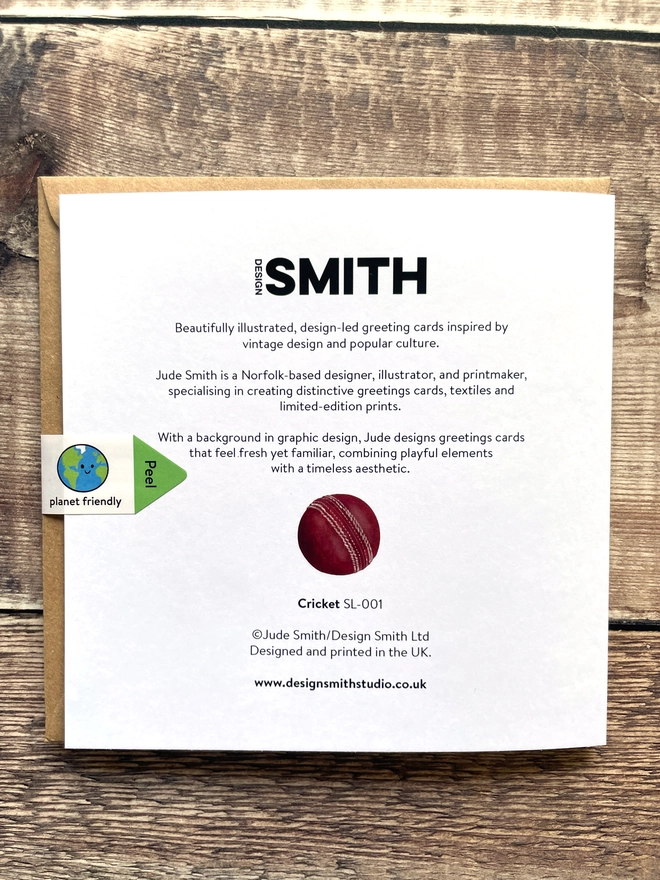 Card back