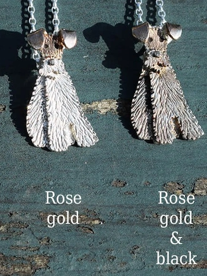 Wire Fox Terrier Necklace